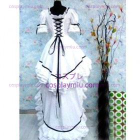 Κλασικό λευκό κοστούμι Cosplay Lolita