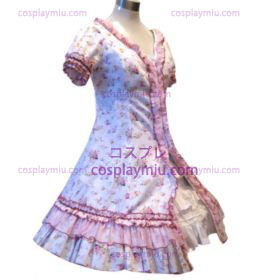 Κήπος Style ροζ Broken Lolita φόρεμα Flower Κοστούμια Cosplay