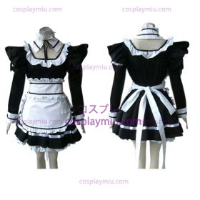 Gothic Lolita cosplay κοστούμι μαύρο