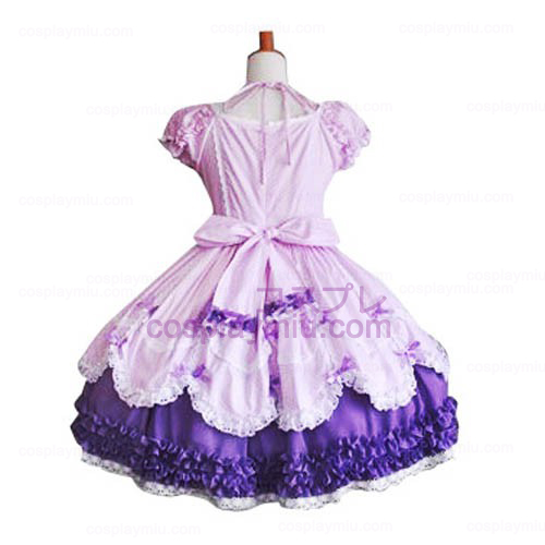 Χαριτωμένο Puff μανίκια γλυκό φόρεμα Cosplay Lolita