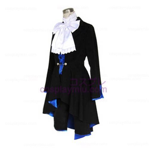 Kuroshitsuji Ciel Phantomhive Black & Μπλε Lolita Cosplay Costum