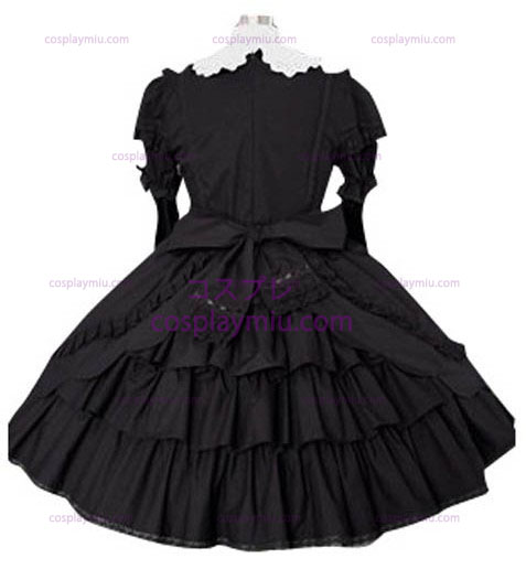 Black And White Classic Φόρεμα Cosplay Lolita