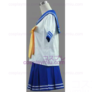 Lucky Star Sakura School Girl Summer School Ενιαίος Κοστούμια Cosplay