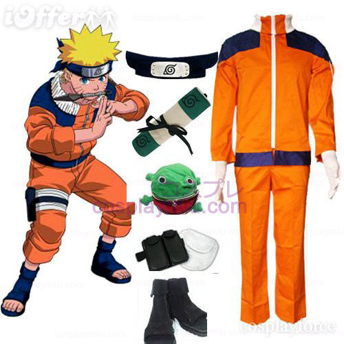 Naruto Shippuden Uzumaki Naruto Κοστούμια Cosplay