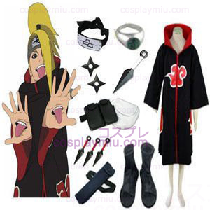 Naruto Akatsuki Deidara & Team Κοστούμια Cosplay Akatsuki
