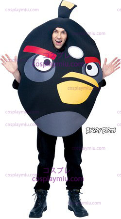 Angry Birds Μαύρο One Size Ενηλίκων