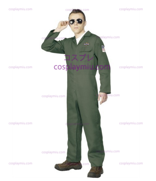 Adult Mens Aviator Pilot Topgun Αποκριάτικη στολή