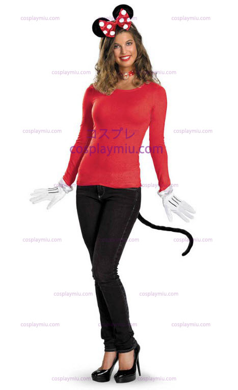 Red Minnie Mouse Κοστούμια Kit Ενηλίκων
