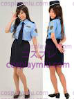 Γλυκό κοστούμι Αστυνομία πουκάμισο και φούστα