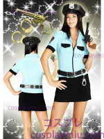 Sexy Miama Nylon σμάλτο Lady Police Κοστούμια