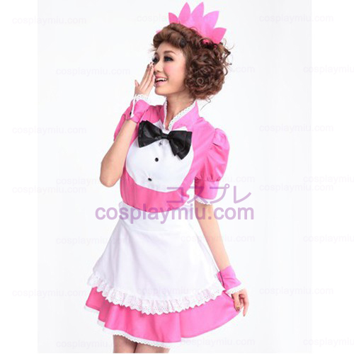 Lolita Cosplay κοστούμι / Ροδάκινο Ροζ Κοστούμια Maid Barbie Doll