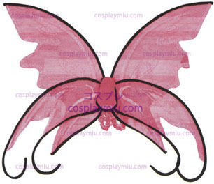 Τα φτερά της πεταλούδας Pink W / Blk TRM
