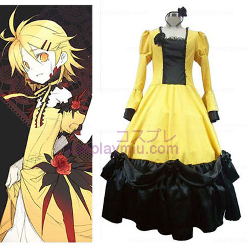 Vocaloid Rin Kagamine κίτρινο κοστούμι Cosplay Απόκριες