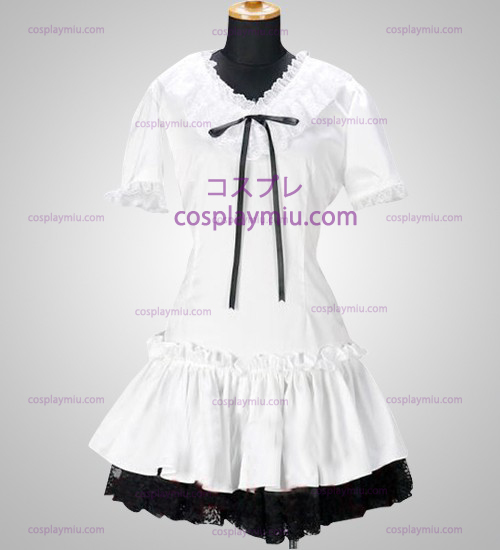 Vocaloid Miku Λευκό Cosplay φορεσιά