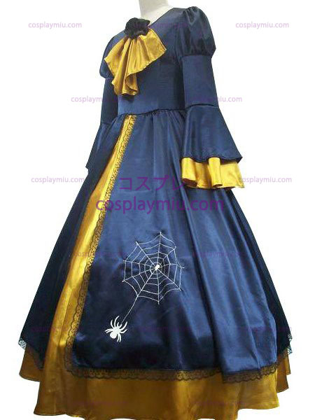 Vocaloid Kagamine Rin μπλε και κίτρινο φόρεμα κοστούμι Cosplay
