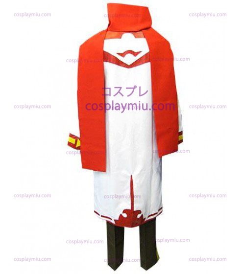 Vocaloid Akaito κόκκινο και λευκό κοστούμι Cosplay