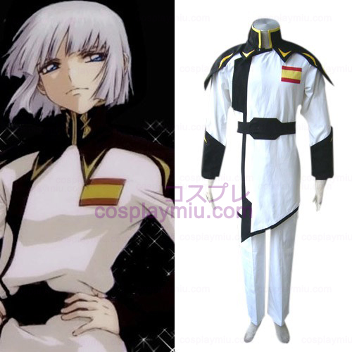Gundam Seed Lyzak Jule λευκή στολή Κοστούμια Cosplay