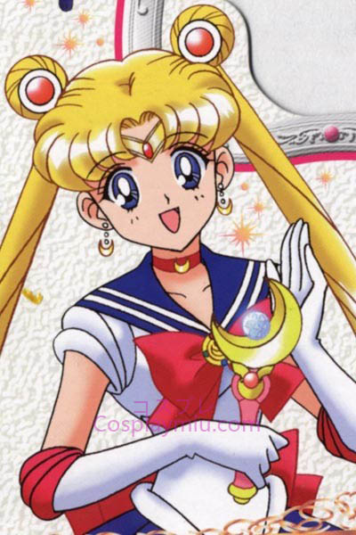 Sailor Moon Tsukino Usagi Long Περούκες Cosplay