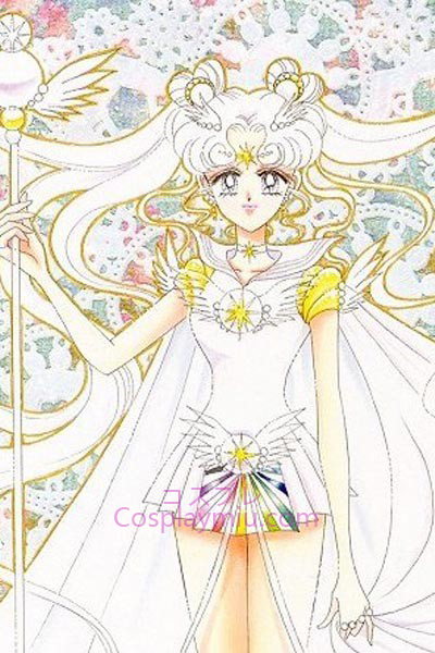 Sailor Moon Tsukino Usagi Sailor Moon Silver Long Περούκες Cosplay